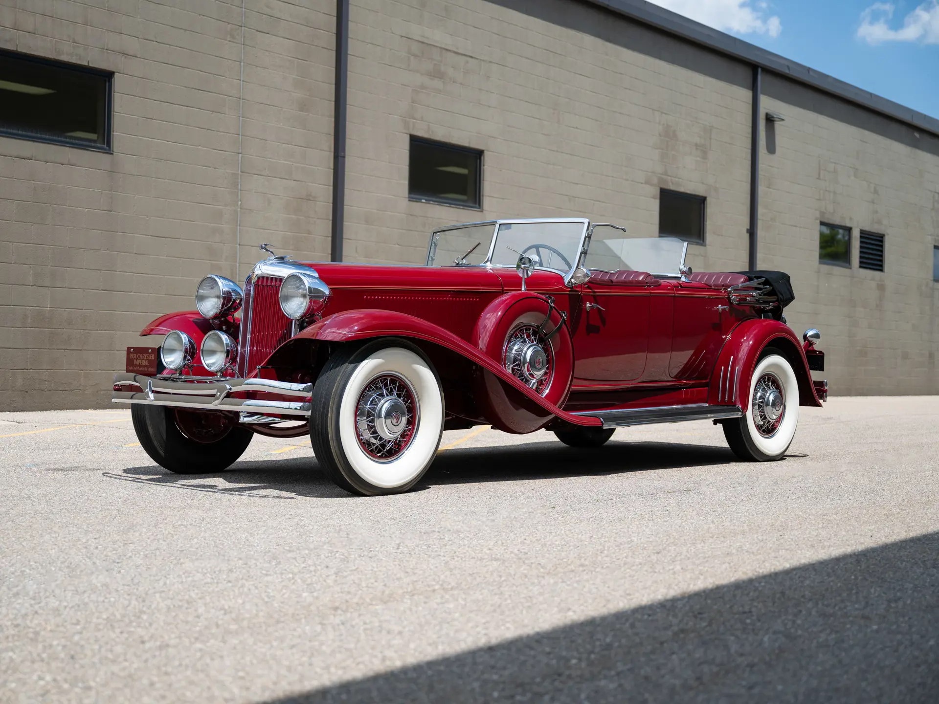 1931 Chrysler CG Imperial Dual-Cowl Phaeton by LeBaron | Hershey