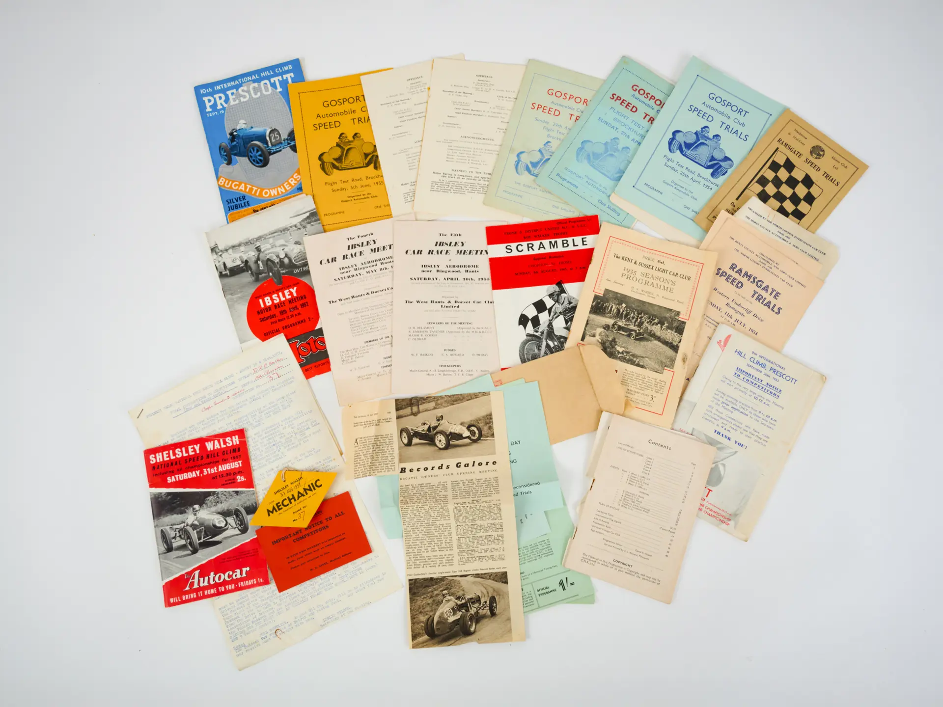 1931-1965 Various British Racing Programmes | The February Memorabilia ...