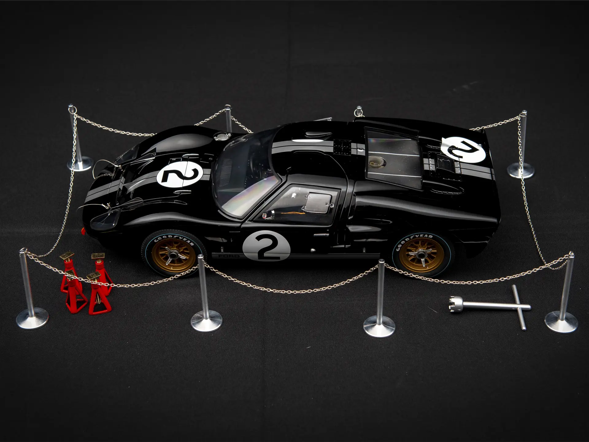 Miniature GMP 1/12 Ford GT40 Mark II McLaren/Amon #2 - Diecast - Occasion
