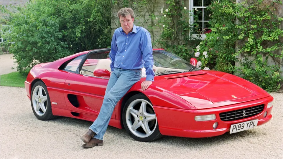 Jeremy Clarkson was the Ferrari’s first owner and it featured prominently in his magazine and newspaper writing work. Jeremy Clarkson was the Ferrari’s first owner and it featured prominently in his magazine and newspaper writing work.