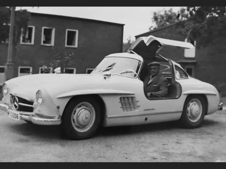 Harry Tilgmann pictured with chassis no. 4500034 in Sweden.