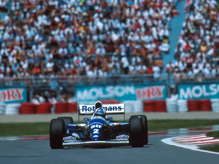 David Coulthard races FW16B-01 to a 5th place finish at the 1994 Canadian Grand Prix.