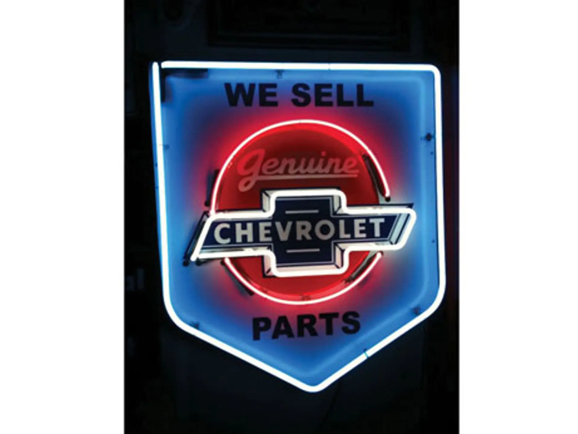 Genuine Chevrolet Parts Neon Signs