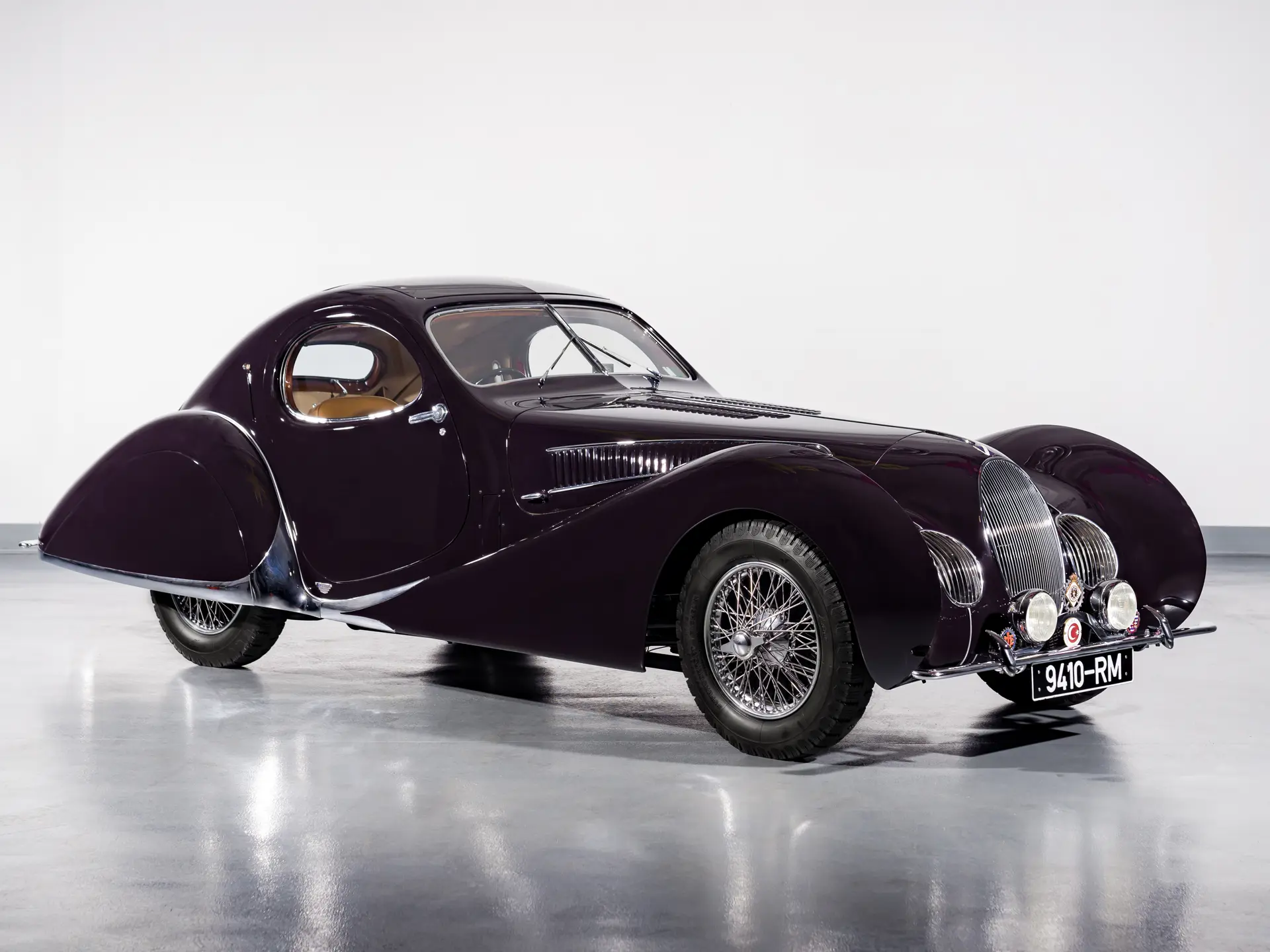 1938 Talbot-Lago T150-C SS Teardrop Coupe by Figoni et