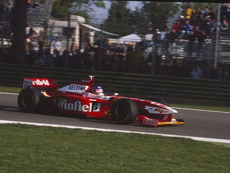 The third and final race outing for FW20-03 came at Imola. Thereafter, the chassis was on standby as a spare car and used for extensive testing.