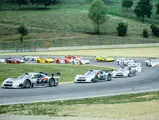 Chassis 004 leading the field at Mugello in 1997.