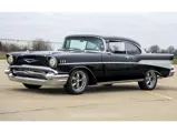 Mecum shoot in Bloomington IL. 1957 Chevy Restomod, owner Terry Woitz.