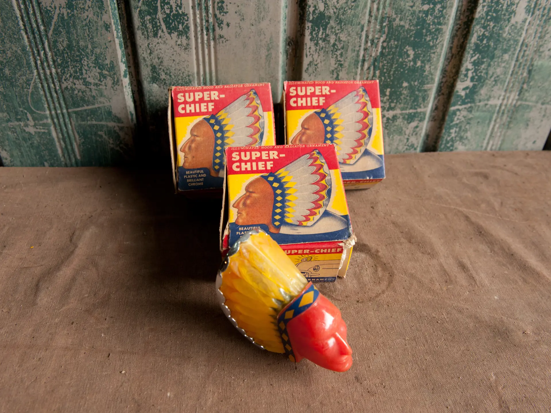 Accessory Illuminated Indian Chief Radiator Ornaments | The Lee Roy ...