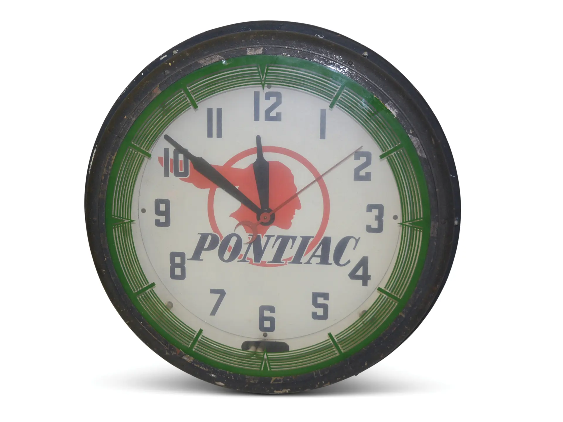 Pontiac Neon Clock with Full Feather Logo | Auburn Fall 2019 | RM Sotheby's