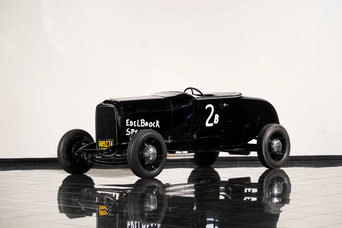 1932 Ford Highboy Roadster The Edelbrock Special offered at RM Sotheby's The Boeckmann Collection 2027