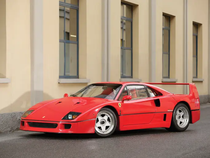 1989 Ferrari F40: market value and price history