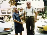 Chassis number 4245 with Mrs. Weber’s family in Cremona, circa 1975.