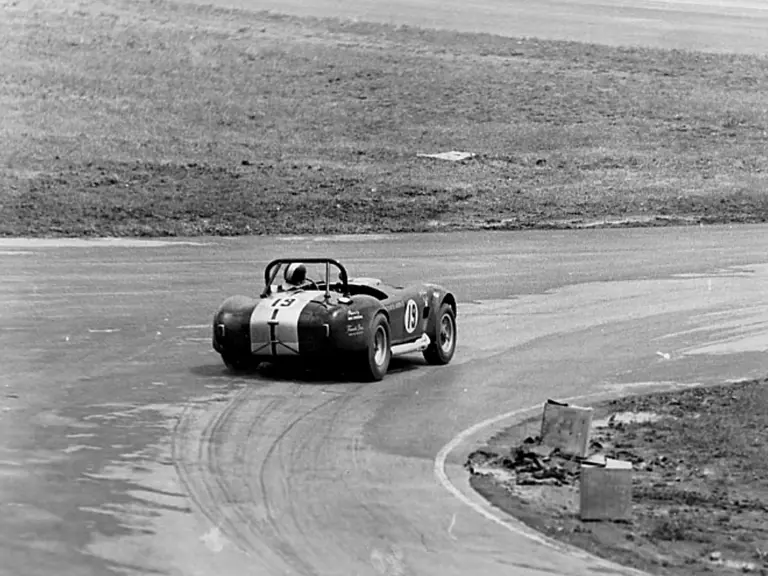 Peter Consiglio en route to a third place finish at Cumberland in May of 1968.