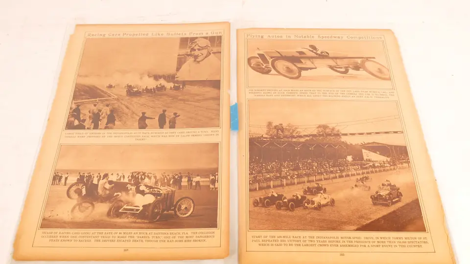 Early 1900s Rally Racing Four pictures of Open Wheel Racing Early 1900's | Auburn Fall 2013 | RM ...