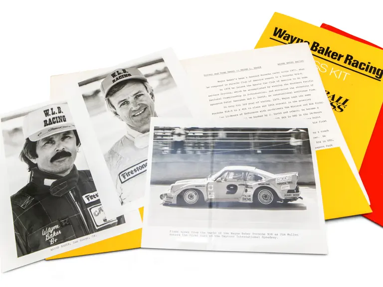Wayne Fitzpatrick Racing Assorted Racing Press Kits, ca. mid-1980s | A Lifetime of Porsche ...