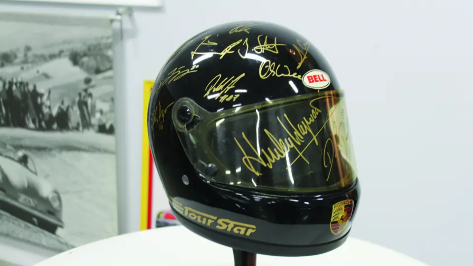 Racing Helmet Signed by drivers from 24 Hours of Daytona | Fort ...