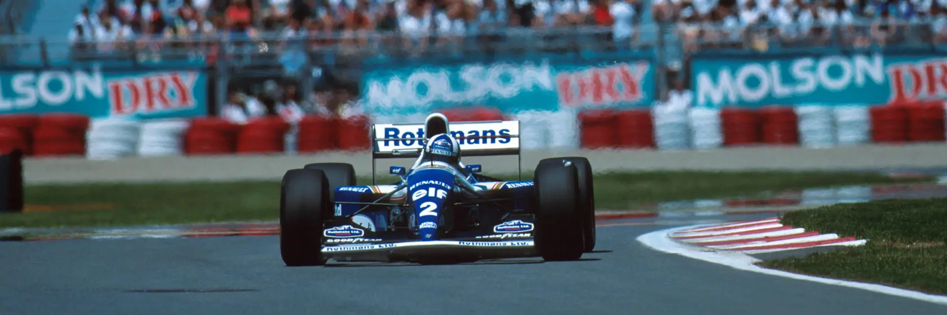David Coulthard races FW16B-01 to a 5th place finish at the 1994 Canadian Grand Prix.