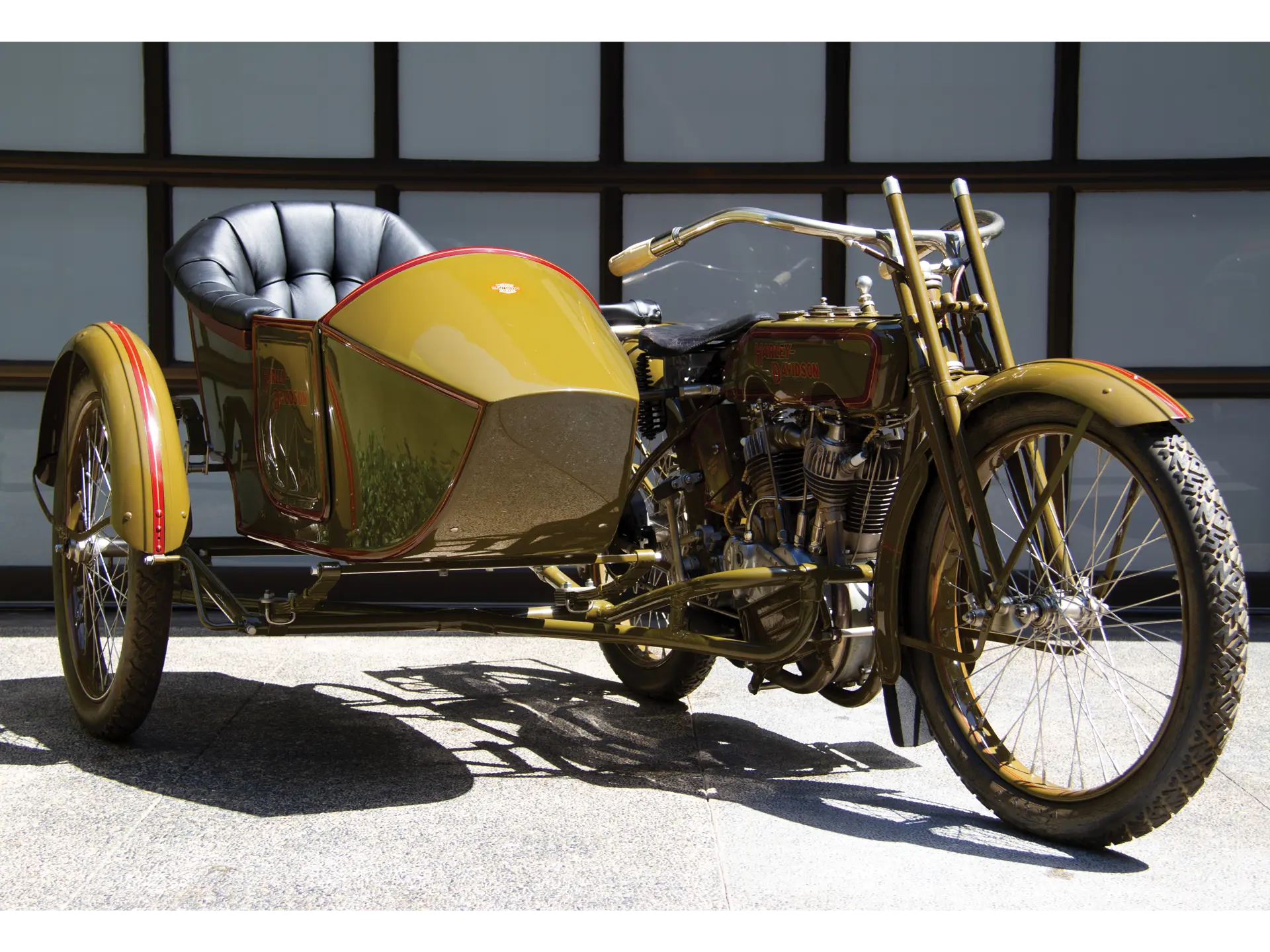 1918 Harley-Davidson Model J with Sidecar | Hershey 2019