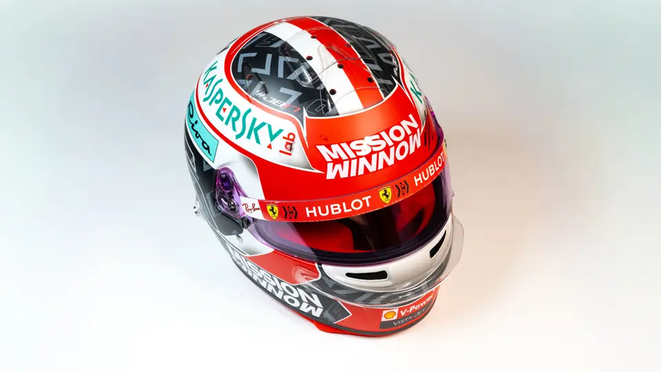2019 Charles Leclerc Ferrari Race Helmet, Signed | Cavallino Palm Beach ...