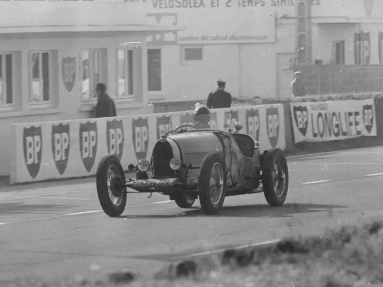 The Type 37 was present for the inaugural event held at the permanent Bugatti Circuit at Le Mans in September 1966.