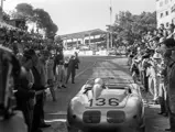 Stirling Moss at the wheel of the RS 60 at the 1961 Targa Florio.