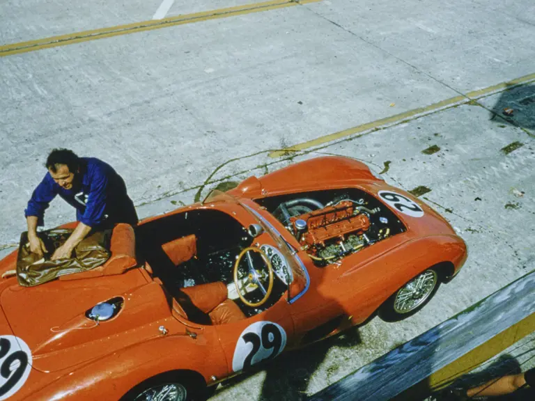  Chassis no. 0658 MDTR as seen at the 1957 12 Hours of Sebring.