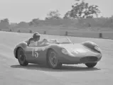 Dan Gurney behind the wheel at the Cuban Grand Prix, 1960.