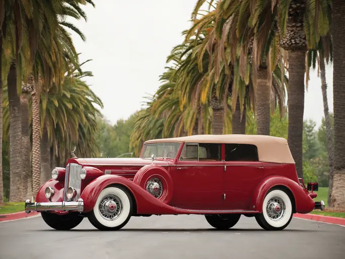 1935 Packard 1208 Twelve Convertible Sedan: market value and price history