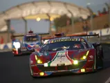 Light fades in Le Mans as the Ferrari presses on during the 2017 edition of the famous 24-hour race.