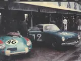 This 212/225 Export is beautifully captured in the pit lane at the 1956 1000 km of Paris.