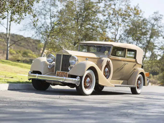 1934 Packard 1107 Twelve Convertible Sedan: market value and price history