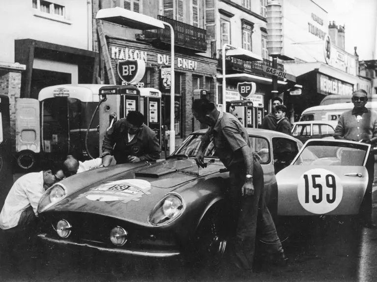 Pierre Noblet/Paul Cavrois, #159 , 15th OA. Tour de France Automobile, September 14-21, 1958.