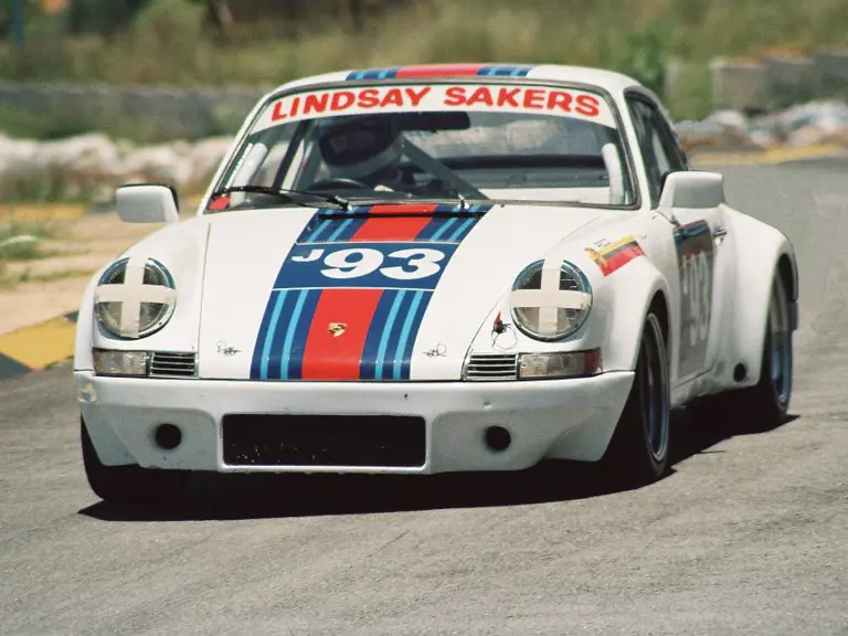 The 2.7 RS takes to the track in South Africa at Kyalami. 