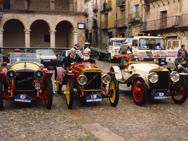 The Alfonso XIII is pictured in attendance at a Hispano-Suiza rally in Madrid, Spain in 1989.