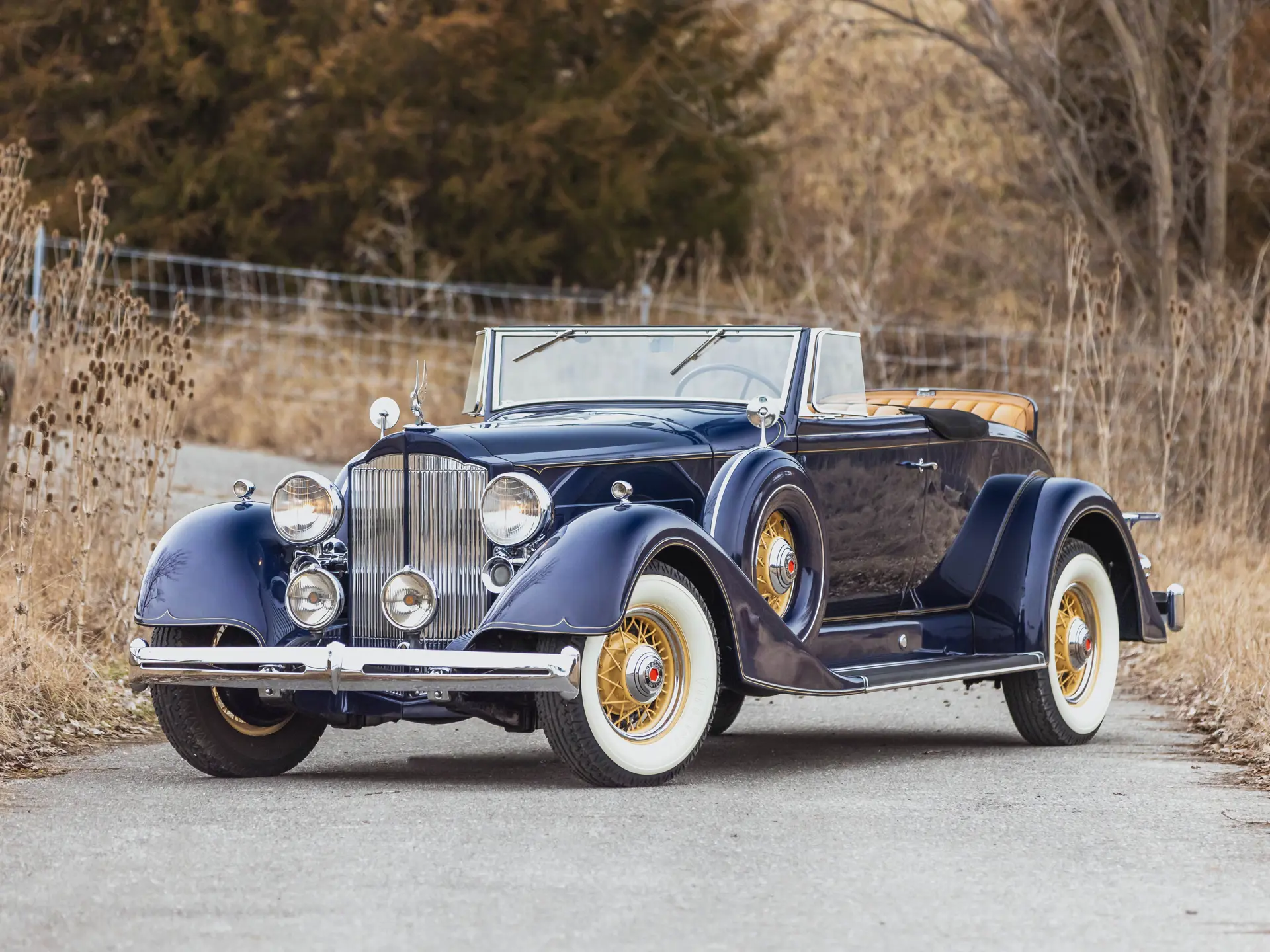 1934 Packard 1104 Super Eight Coupe Roadster | Amelia Island 2023