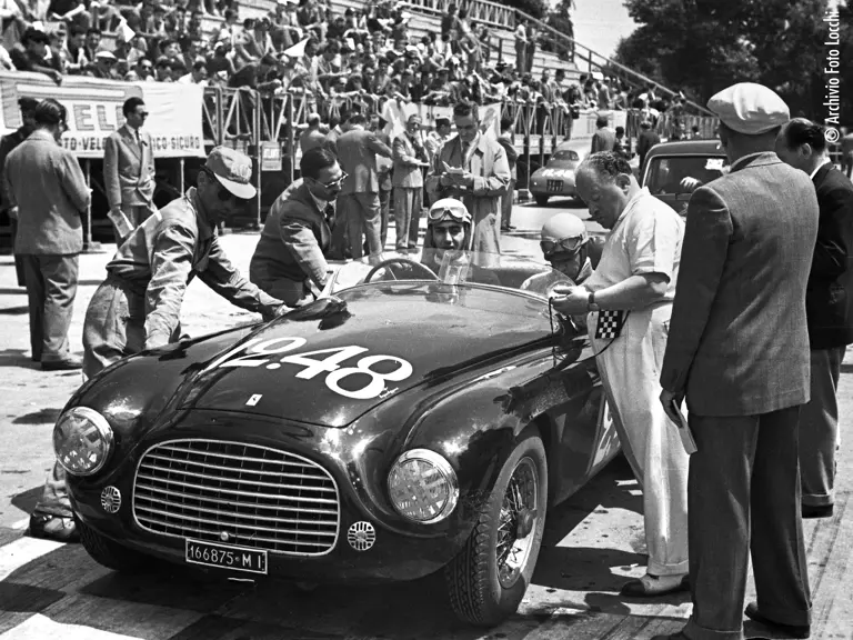 Coppa della Toscana, 1951. Eugenio Castellotti/Sandro Matranga, #1248.
