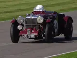 The MG is pictured competing in The Brooklands Trophy at the 2012 Goodwood Revival.