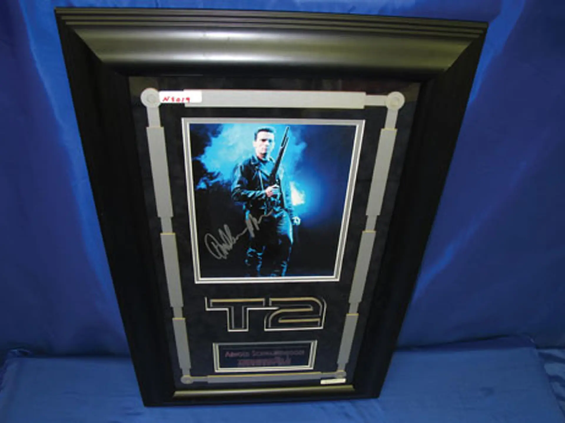 Terminator 3 Autographed Arnold Schwarzenegger Terminator 2 Autographed Display | Auburn Fall ...