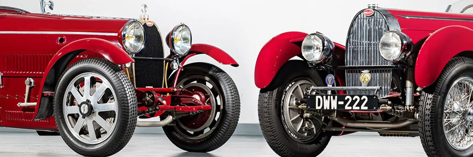 1928 Bugatti Type 43A Roadster and 1939 Bugatti Type 57C Cabriolet offered at RM Sothebys Monterey
