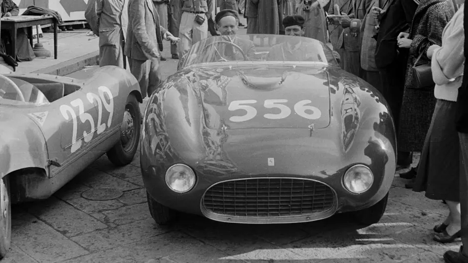  Chassis 0272 at the 1954 Mille Miglia.