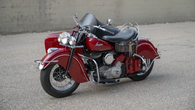 Indian Chief ヴィンテージ バイク テール ライト 1947 Bonhams Cars : 1947 Indian 74ci Model 347 Chief Engine no