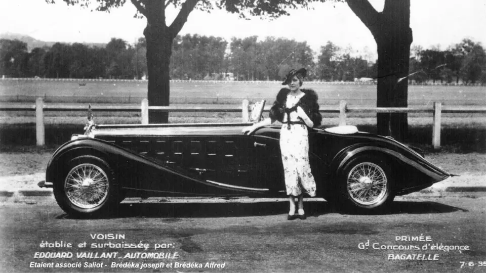 The view of the Saliot Voisin at its completion that won Sam Mann's heart.