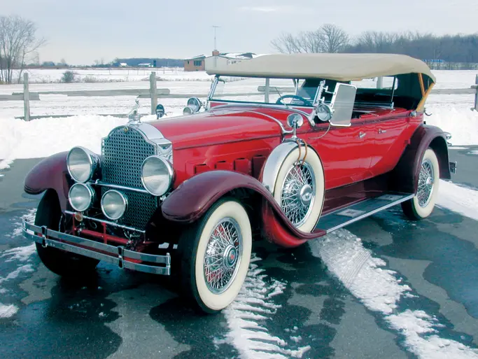 Packard 645 Deluxe Eight Sport Phaeton by Dietrich: market value and price history