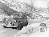 Couper, Tabor and Fillingham at the 1953 Monte Carlo Rally.