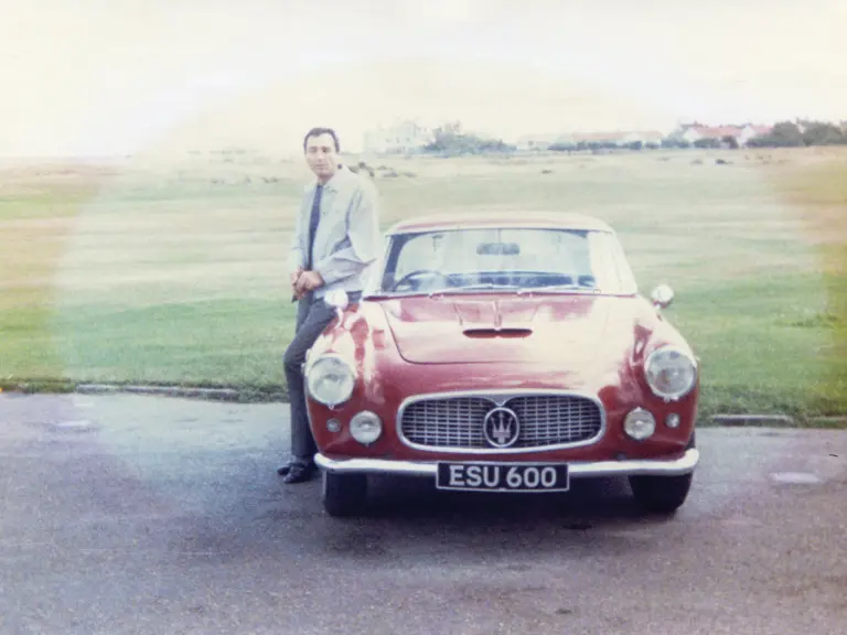 Chassis no. AM101 954 with its current custodian in the 1970’s.
