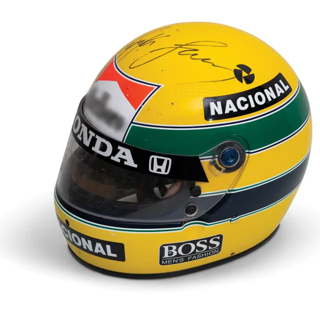 Ayrton Senna McLaren Honda Signed Helmet, 1988 | Online Only