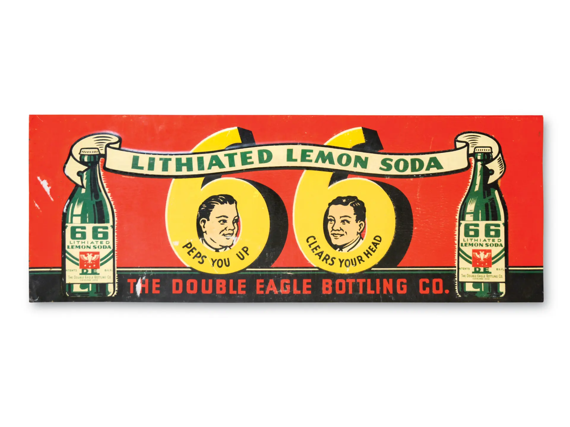 66 Lithiated Lemon Soda with Bottles Sign | Auburn Spring 2019