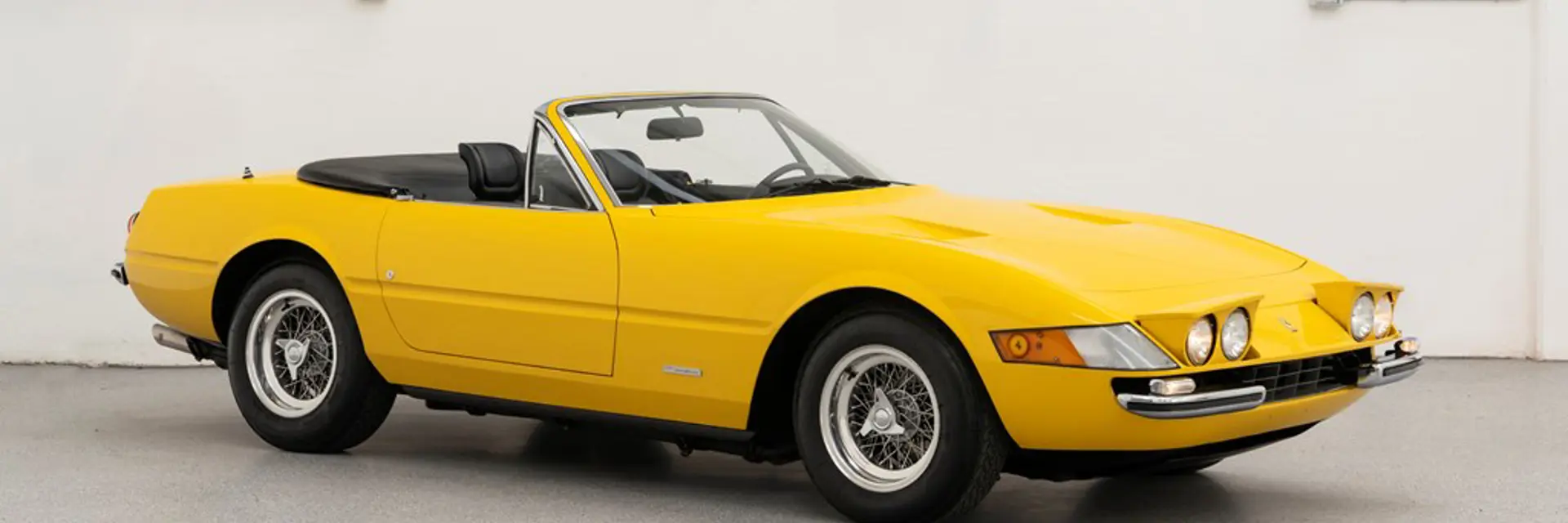 1971 Lamborghini Miura SV and 1973 Ferrari 365 GTS4 Daytona Spider offered at RM Sothebys Monaco live auction 2022