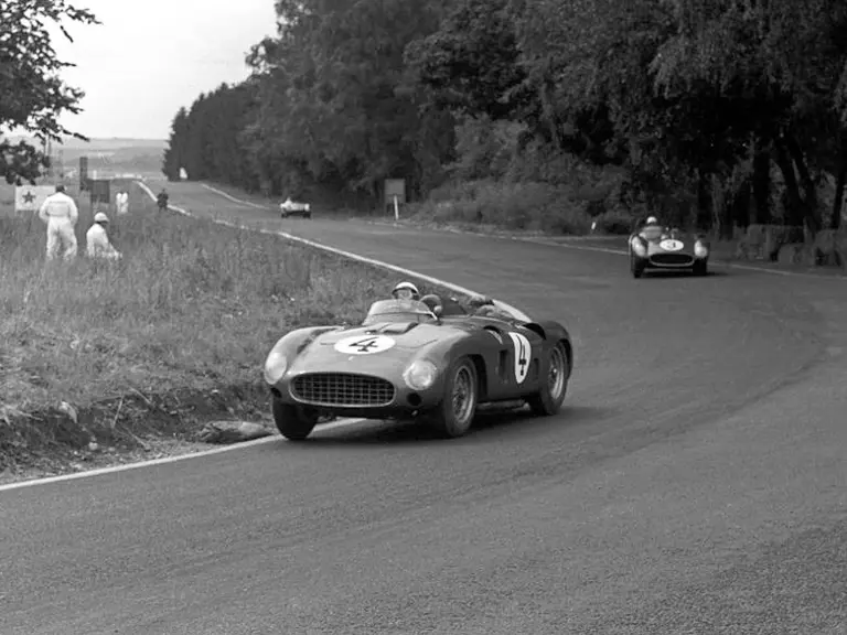 Chassis no. 0628 at the 1956 Swedish Grand Prix.