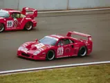 The F40 is pictured competing in the 1996 Nürburgring 4 Hours.